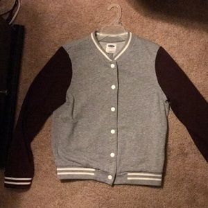 Old Navy Varsity Button-up Hoodie